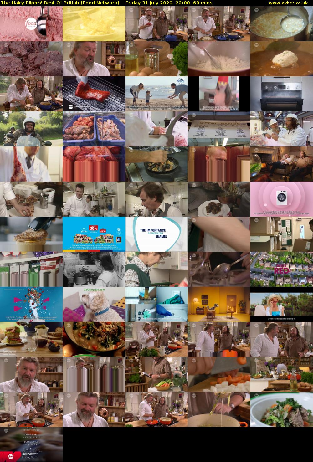 The Hairy Bikers' Best Of British (Food Network) Friday 31 July 2020 22:00 - 23:00