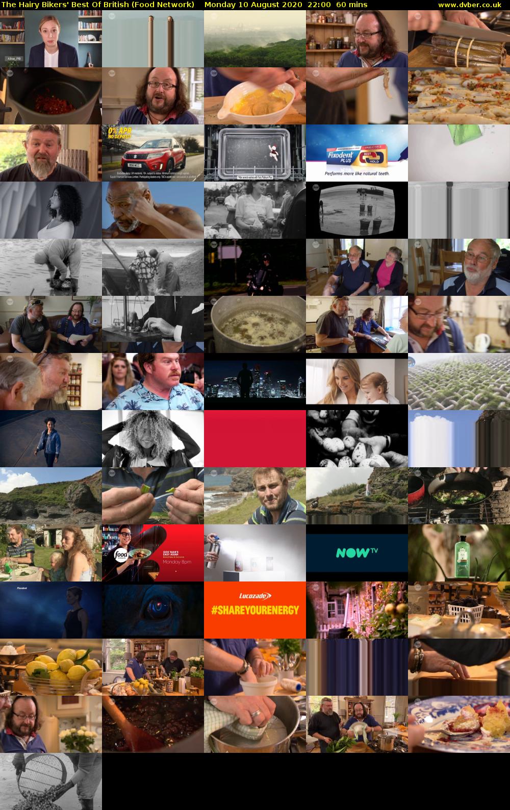 The Hairy Bikers' Best Of British (Food Network) Monday 10 August 2020 22:00 - 23:00