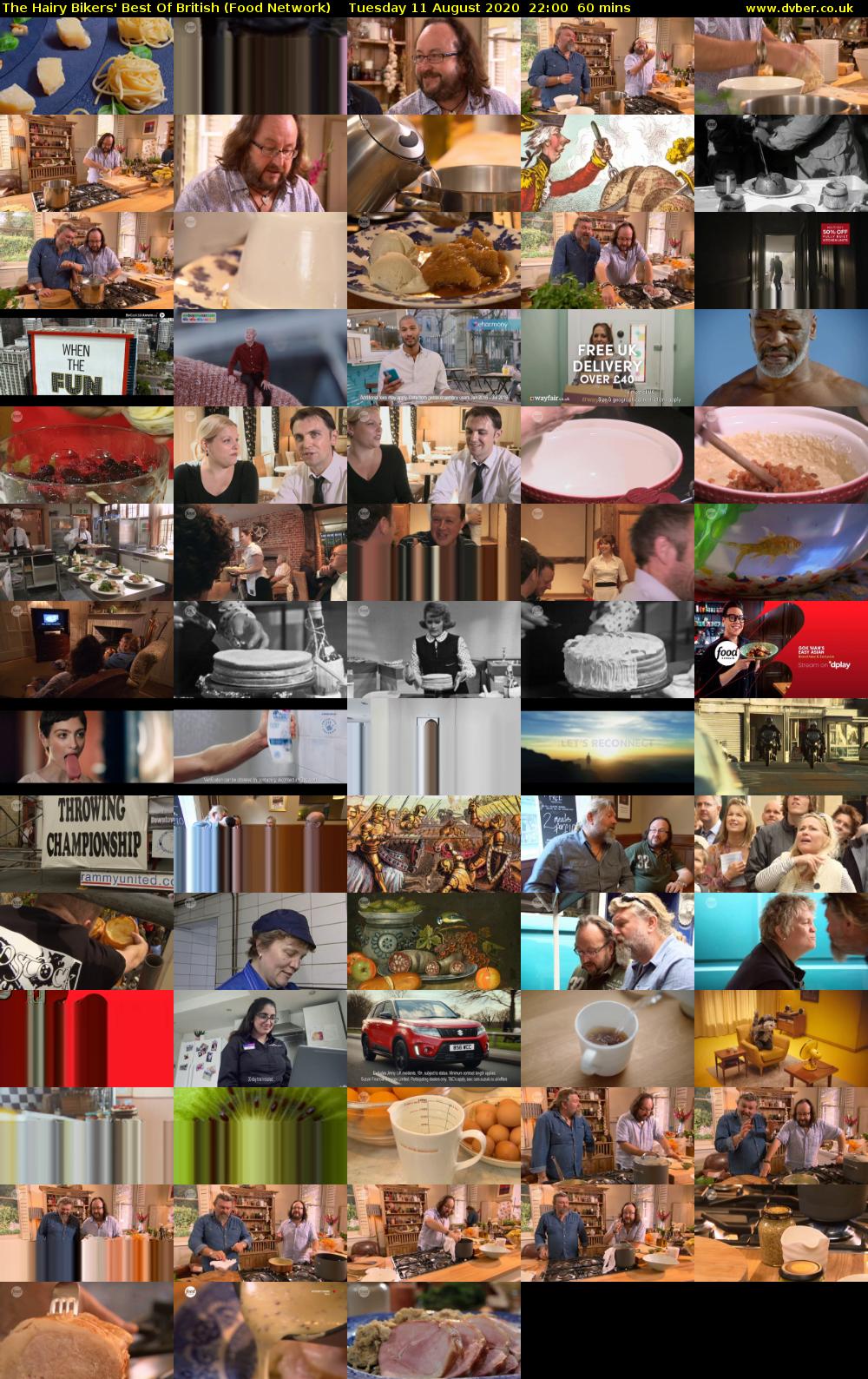 The Hairy Bikers' Best Of British (Food Network) Tuesday 11 August 2020 22:00 - 23:00