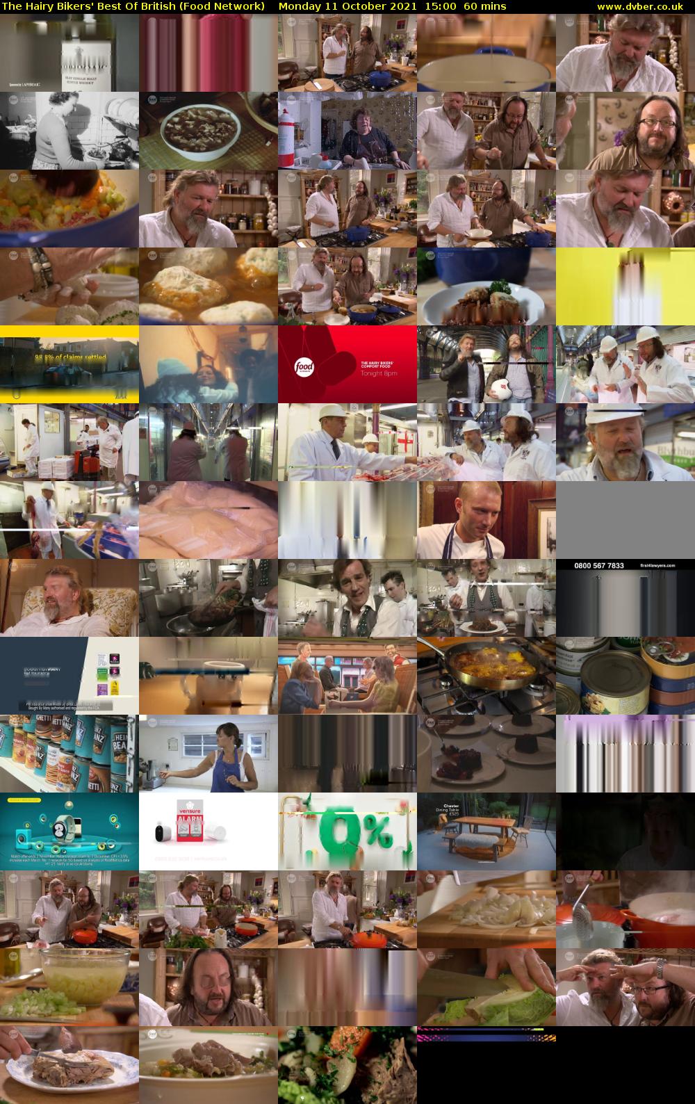 The Hairy Bikers' Best Of British (Food Network) Monday 11 October 2021 15:00 - 16:00