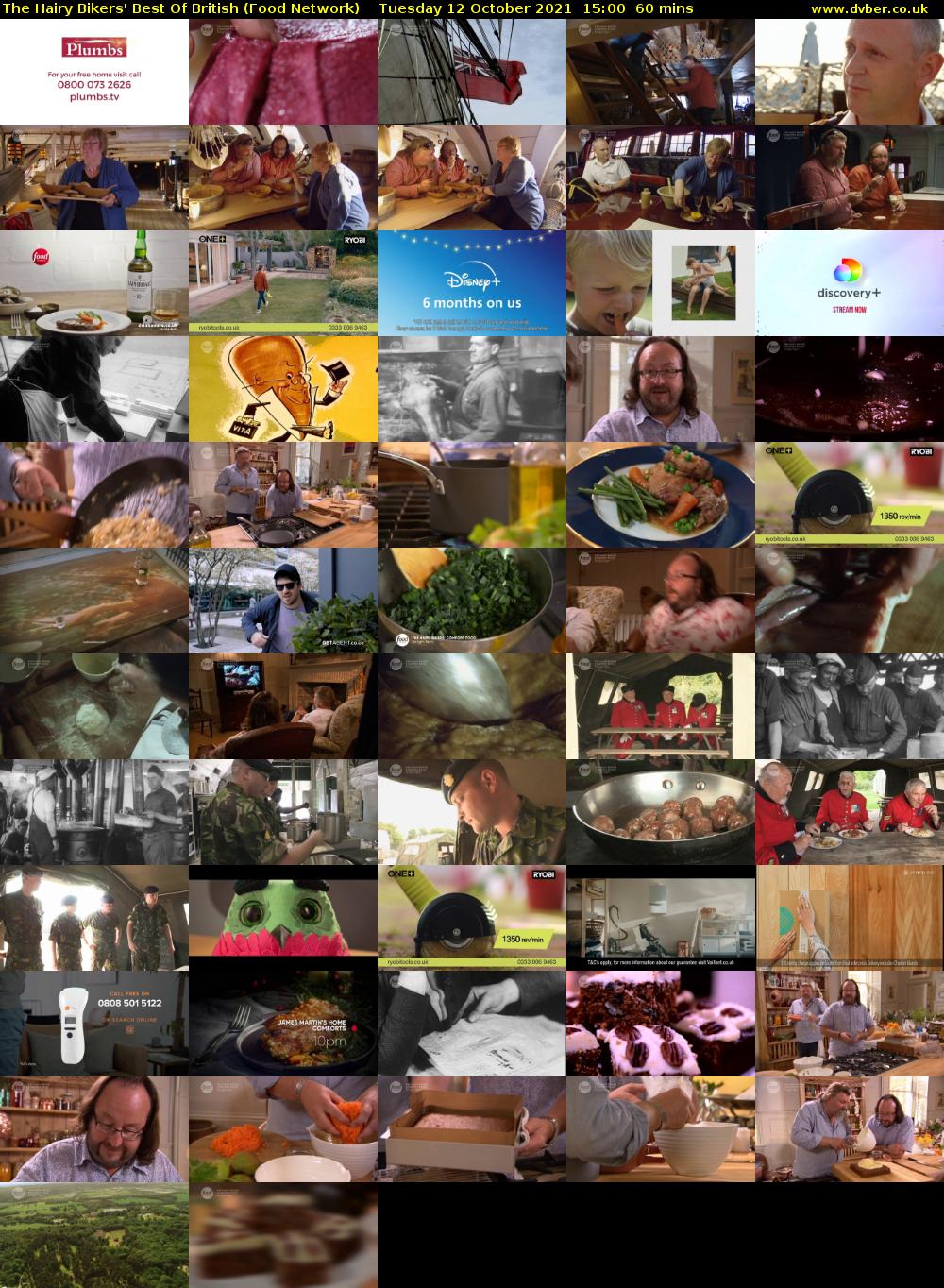 The Hairy Bikers' Best Of British (Food Network) Tuesday 12 October 2021 15:00 - 16:00