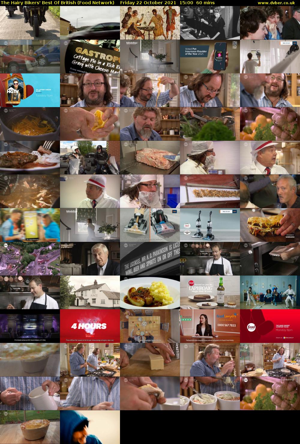 The Hairy Bikers' Best Of British (Food Network) Friday 22 October 2021 15:00 - 16:00
