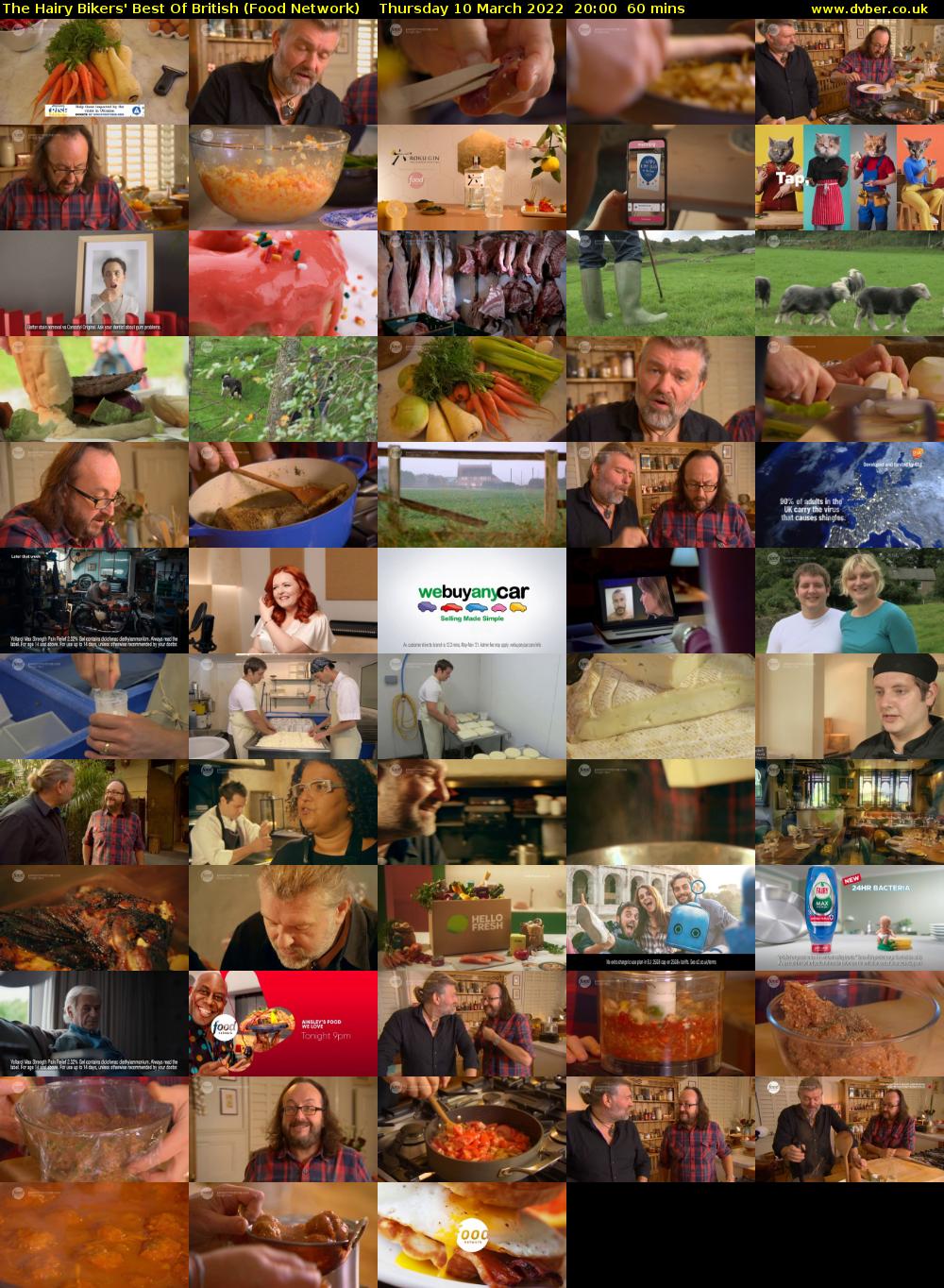 The Hairy Bikers' Best Of British (Food Network) Thursday 10 March 2022 20:00 - 21:00