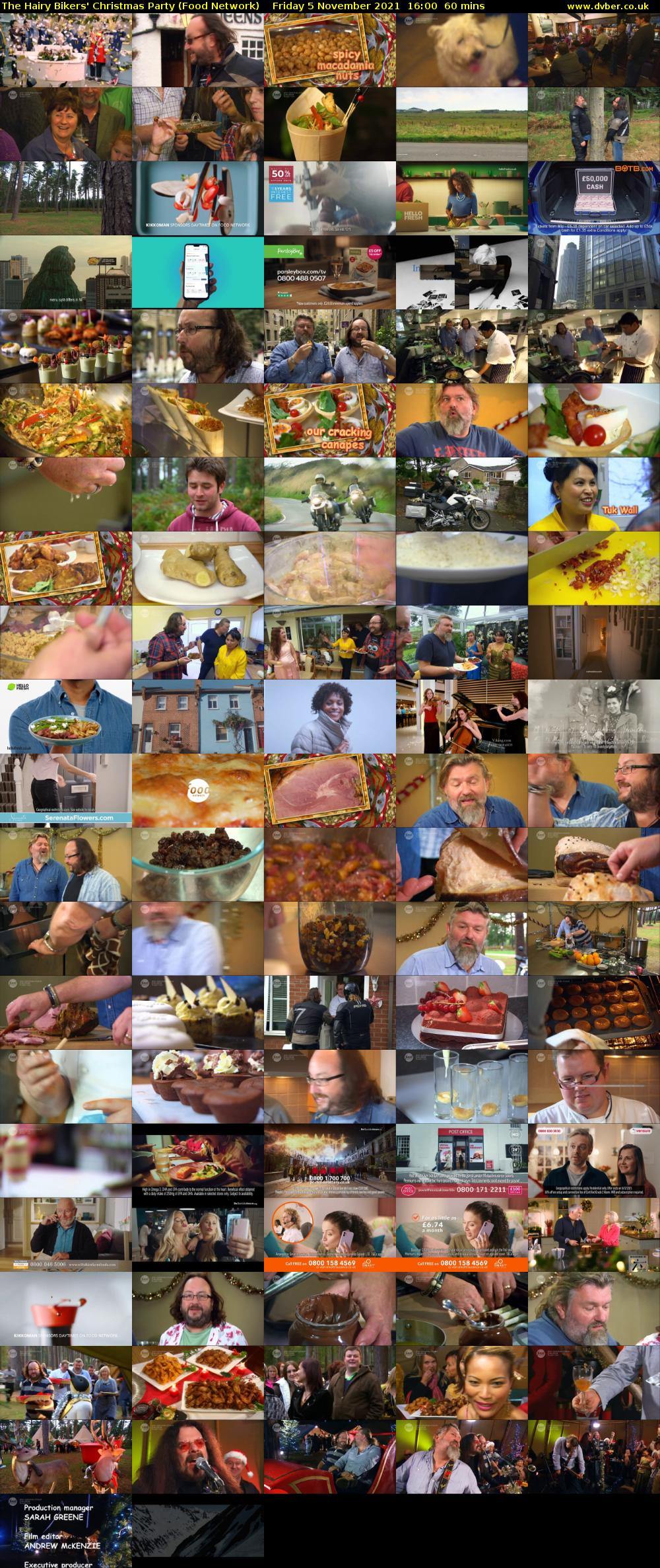 The Hairy Bikers' Christmas Party (Food Network) Friday 5 November 2021 16:00 - 17:00