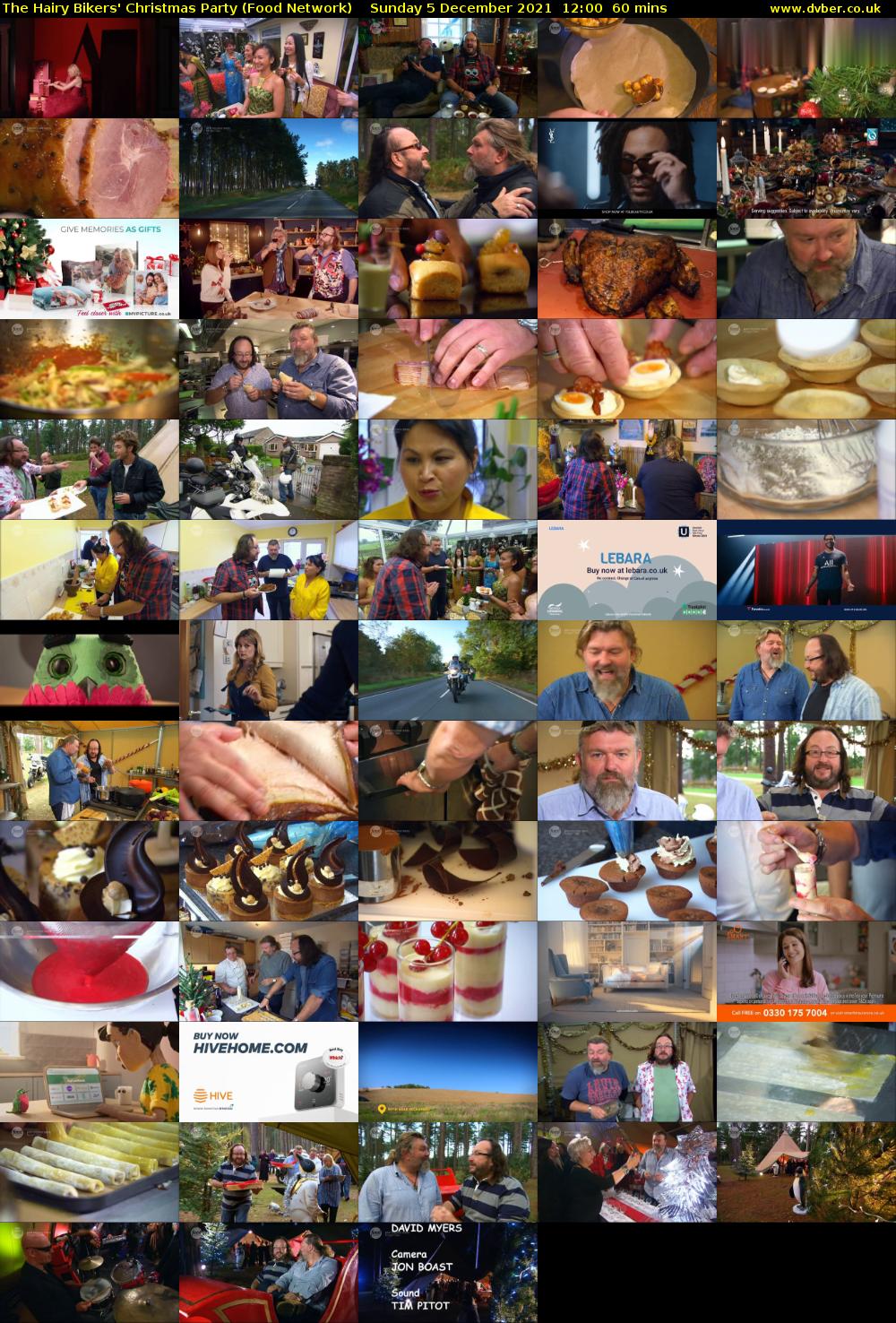 The Hairy Bikers' Christmas Party (Food Network) Sunday 5 December 2021 12:00 - 13:00