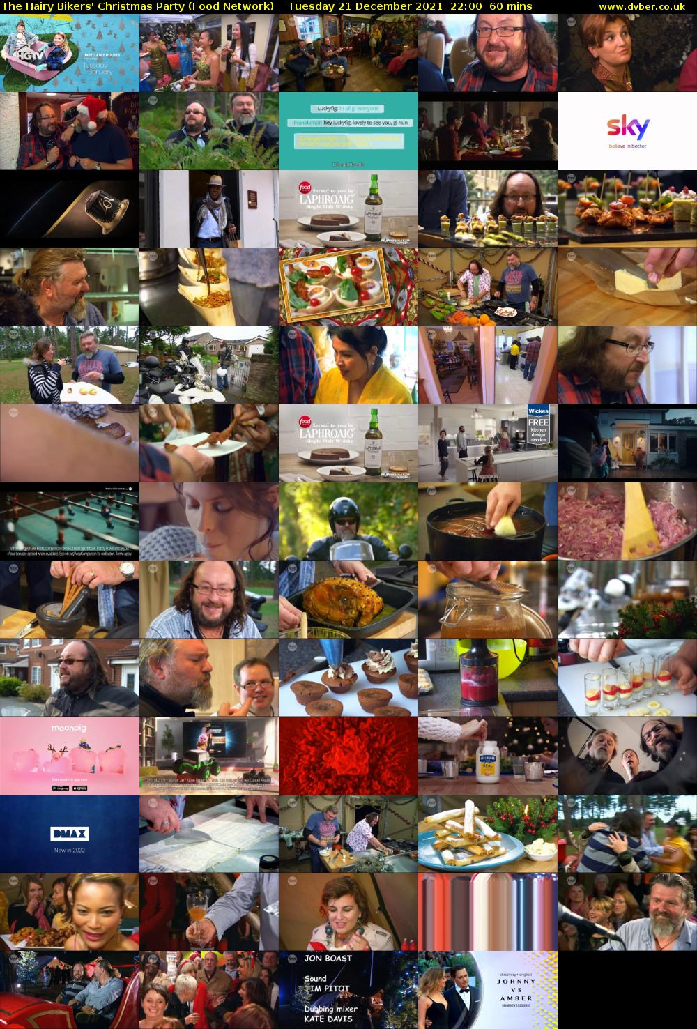 The Hairy Bikers' Christmas Party (Food Network) Tuesday 21 December 2021 22:00 - 23:00