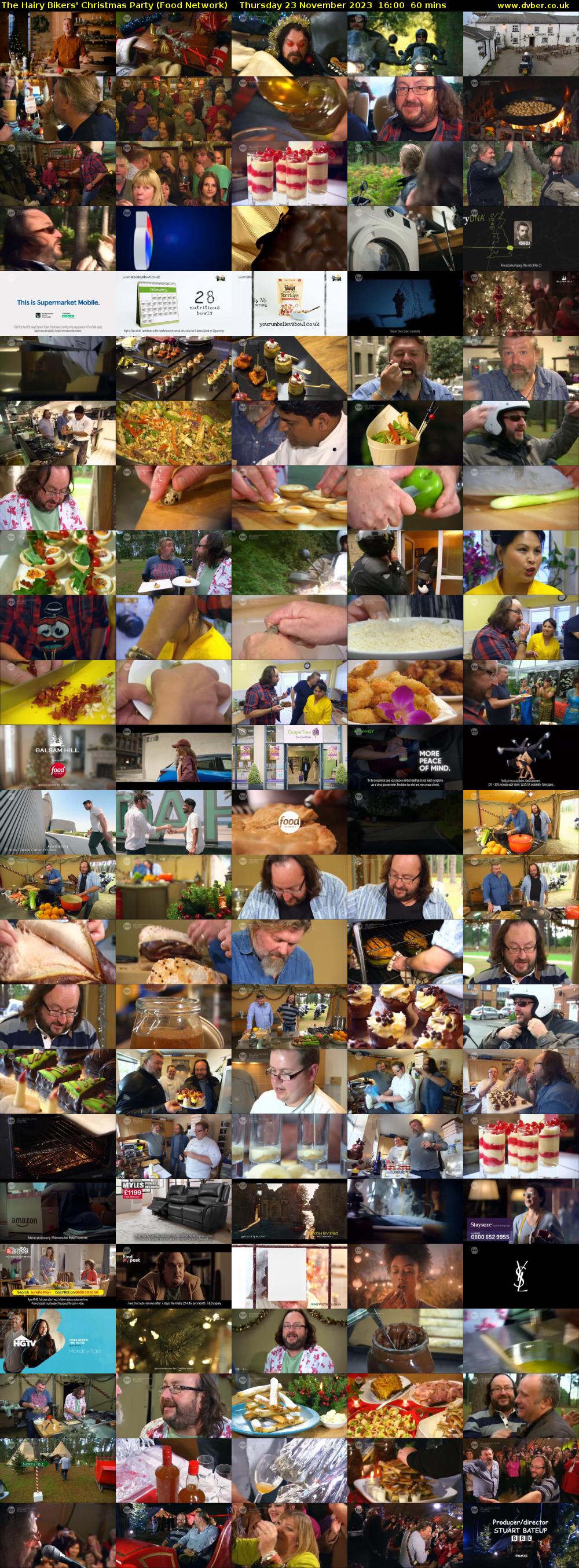 The Hairy Bikers' Christmas Party (Food Network) Thursday 23 November 2023 16:00 - 17:00