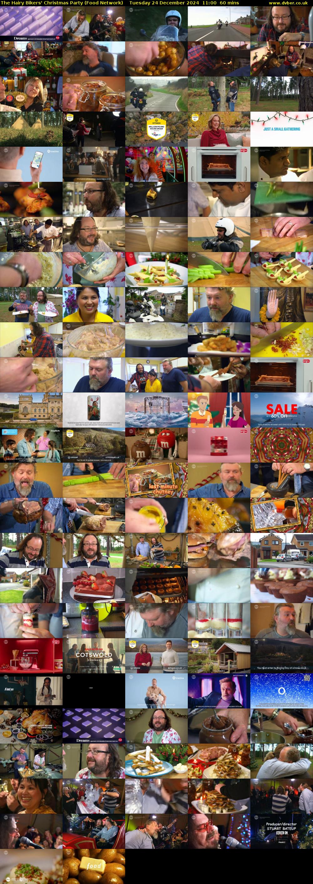 The Hairy Bikers' Christmas Party (Food Network) Tuesday 24 December 2024 11:00 - 12:00
