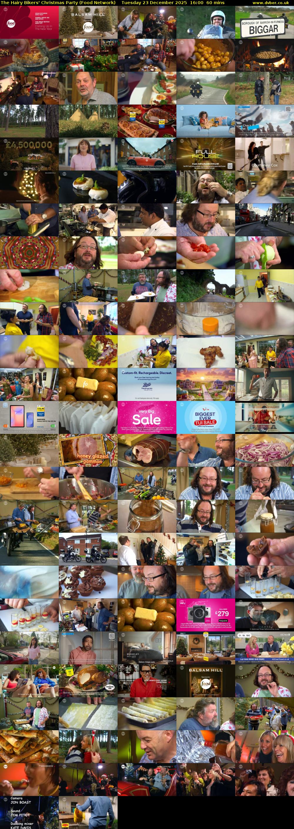 The Hairy Bikers' Christmas Party (Food Network) Tuesday 23 December 2025 16:00 - 17:00