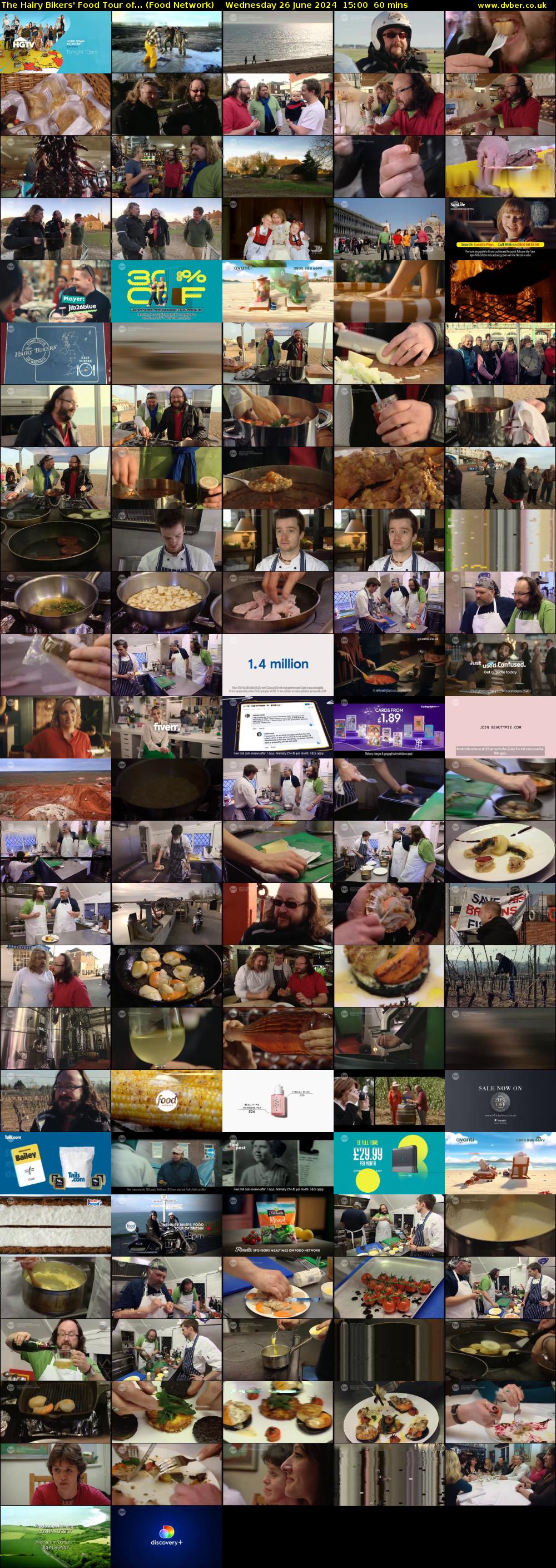 The Hairy Bikers' Food Tour of... (Food Network) Wednesday 26 June 2024 15:00 - 16:00