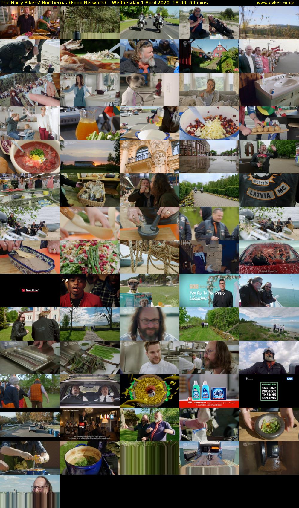 The Hairy Bikers' Northern... (Food Network) Wednesday 1 April 2020 18:00 - 19:00