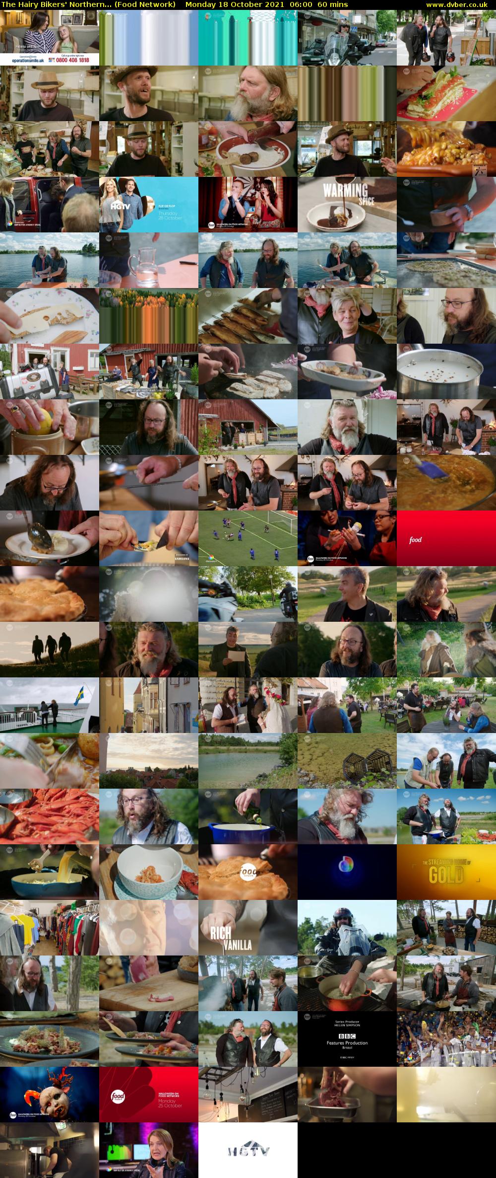 The Hairy Bikers' Northern... (Food Network) Monday 18 October 2021 06:00 - 07:00