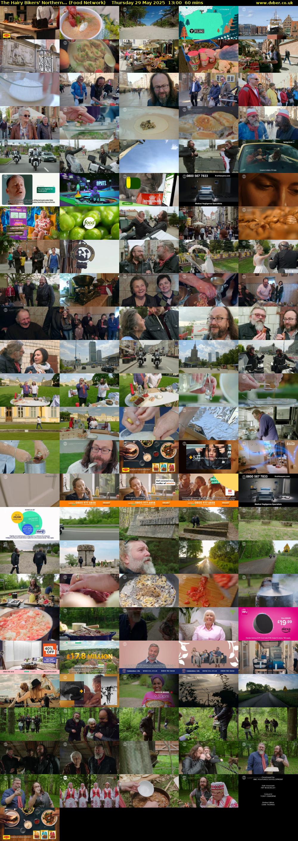 The Hairy Bikers' Northern... (Food Network) Thursday 29 May 2025 13:00 - 14:00