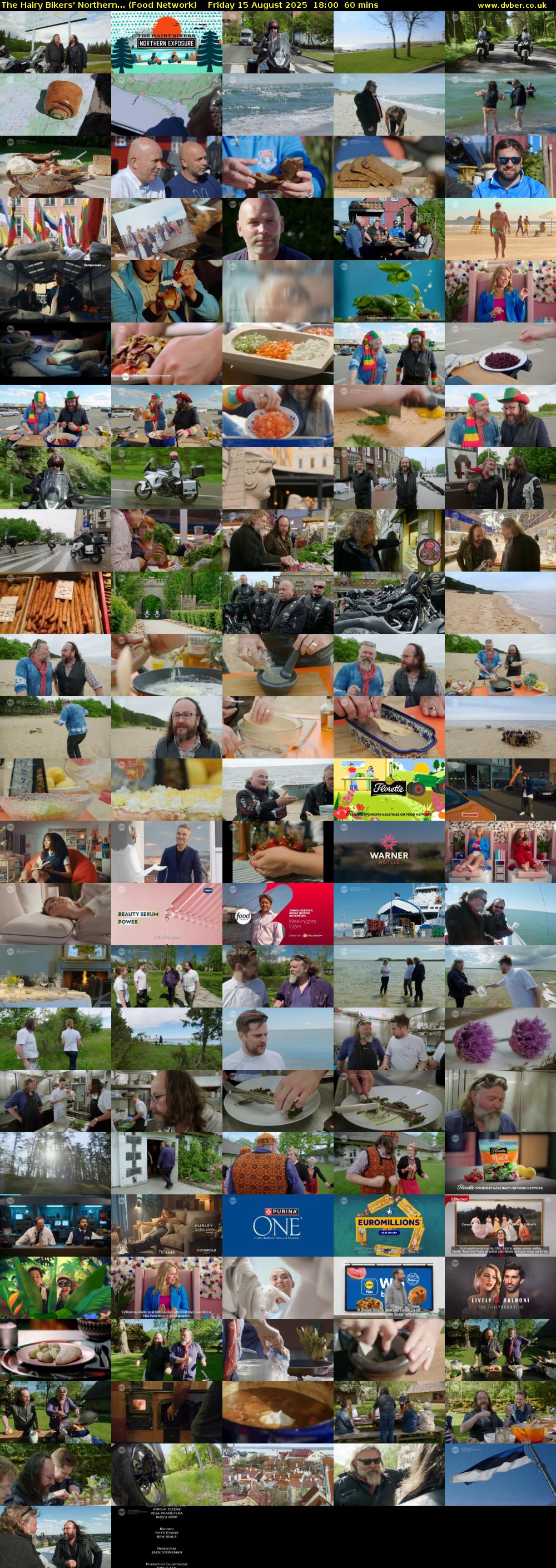 The Hairy Bikers' Northern... (Food Network) Friday 15 August 2025 18:00 - 19:00