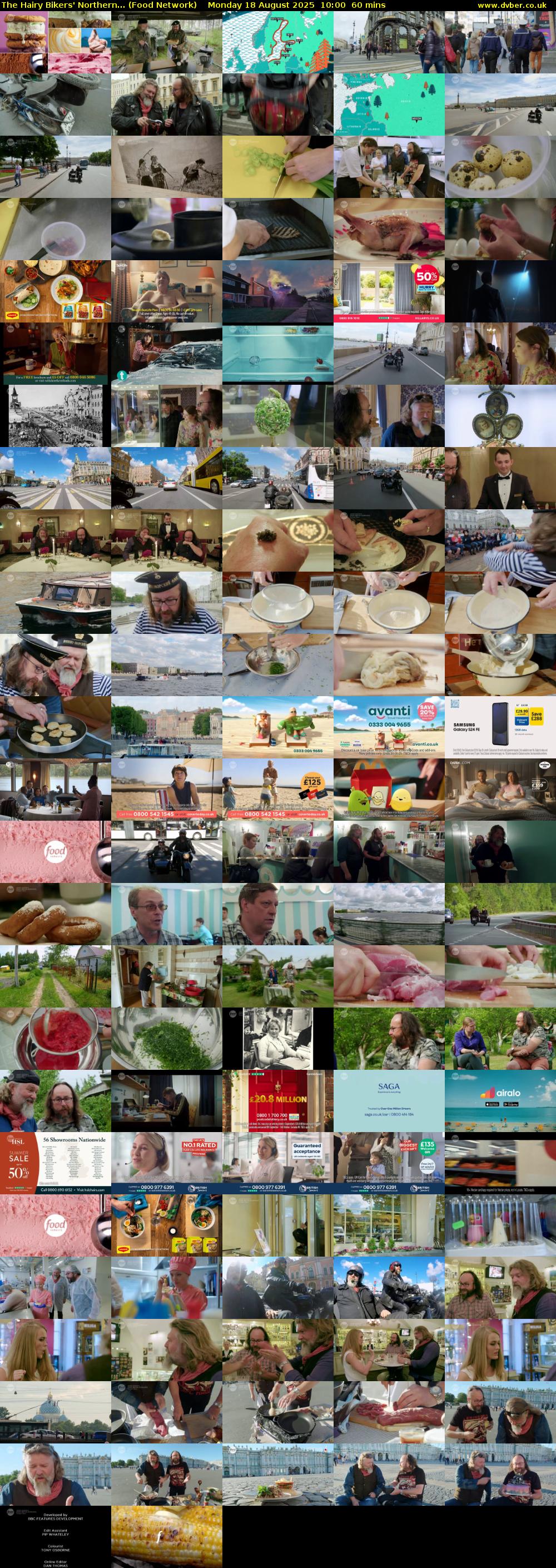 The Hairy Bikers' Northern... (Food Network) Monday 18 August 2025 10:00 - 11:00