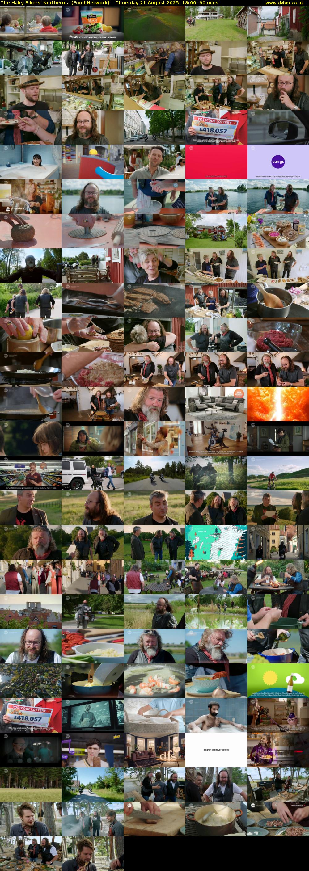 The Hairy Bikers' Northern... (Food Network) Thursday 21 August 2025 18:00 - 19:00
