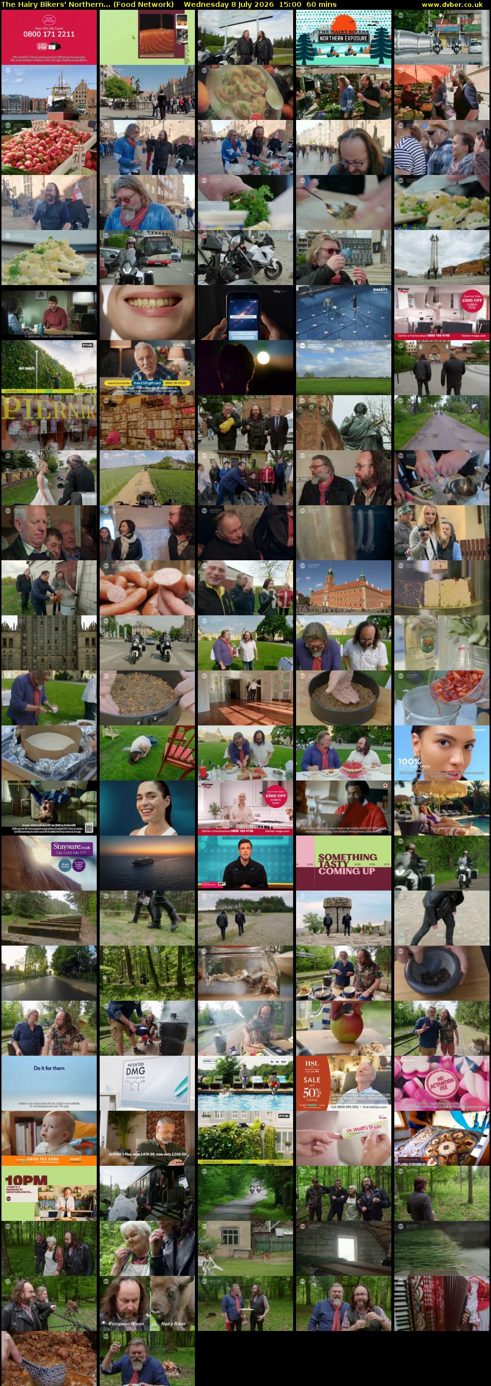 The Hairy Bikers' Northern... (Food Network) Wednesday 8 July 2026 15:00 - 16:00