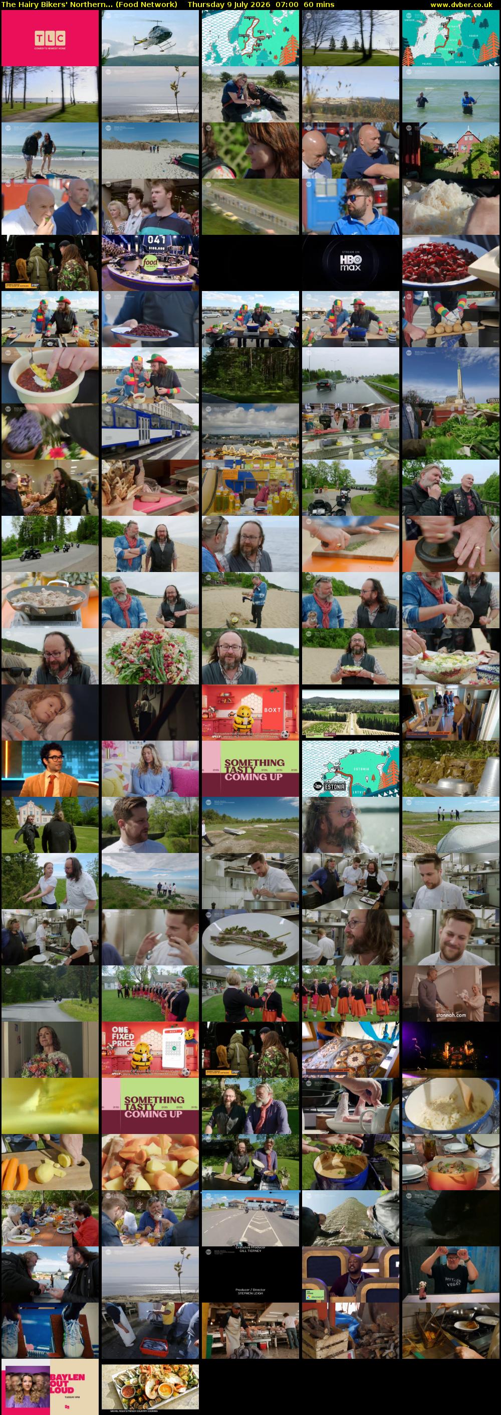 The Hairy Bikers' Northern... (Food Network) Thursday 9 July 2026 07:00 - 08:00