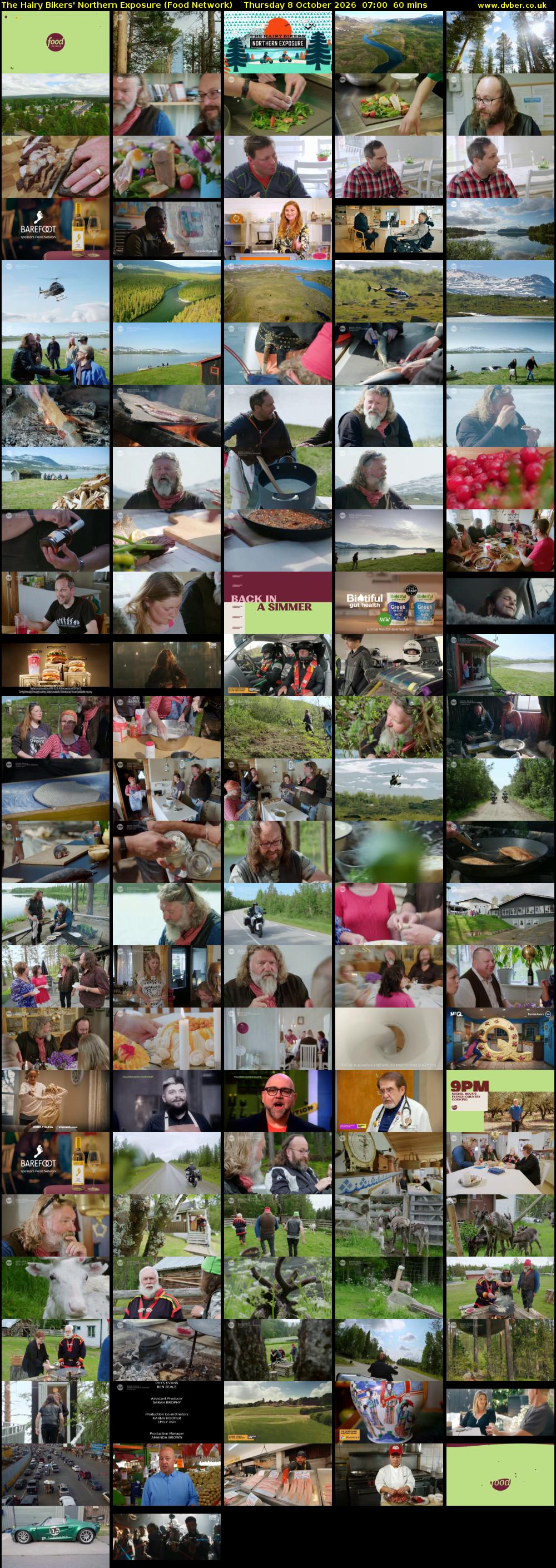The Hairy Bikers' Northern Exposure (Food Network) Thursday 8 October 2026 07:00 - 08:00