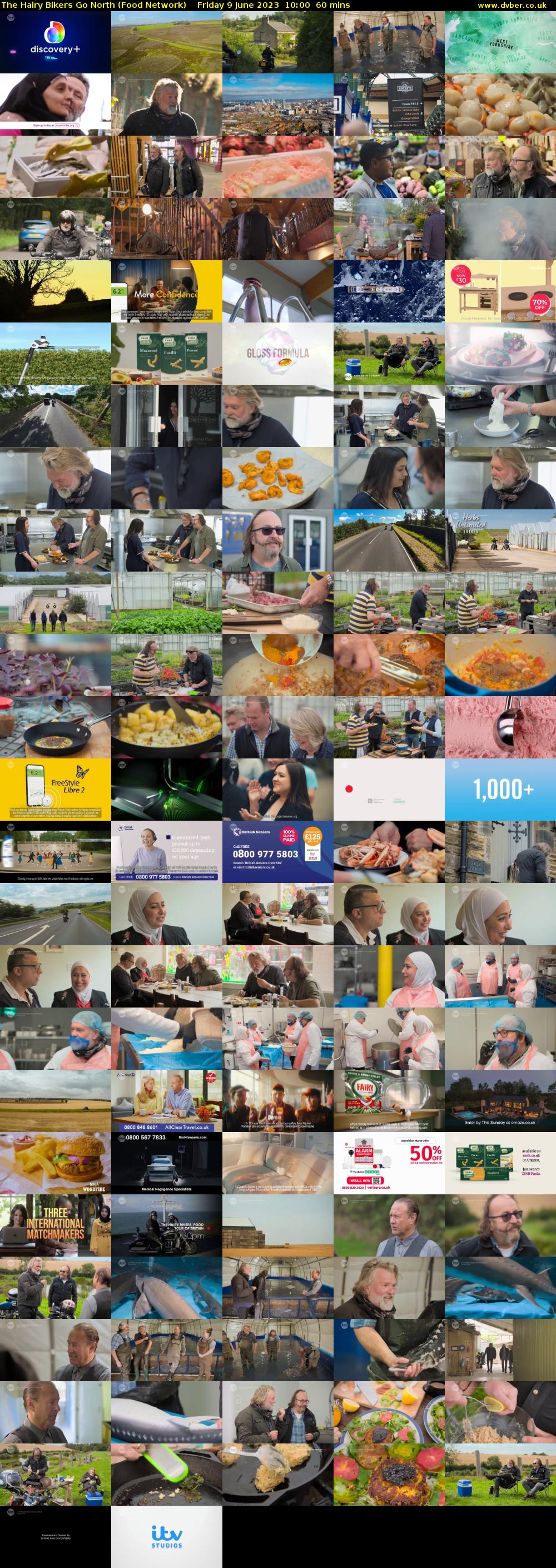 The Hairy Bikers Go North (Food Network) Friday 9 June 2023 10:00 - 11:00
