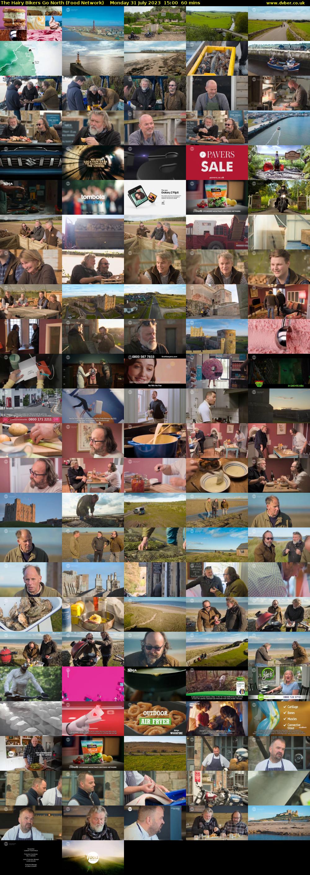 The Hairy Bikers Go North (Food Network) Monday 31 July 2023 15:00 - 16:00