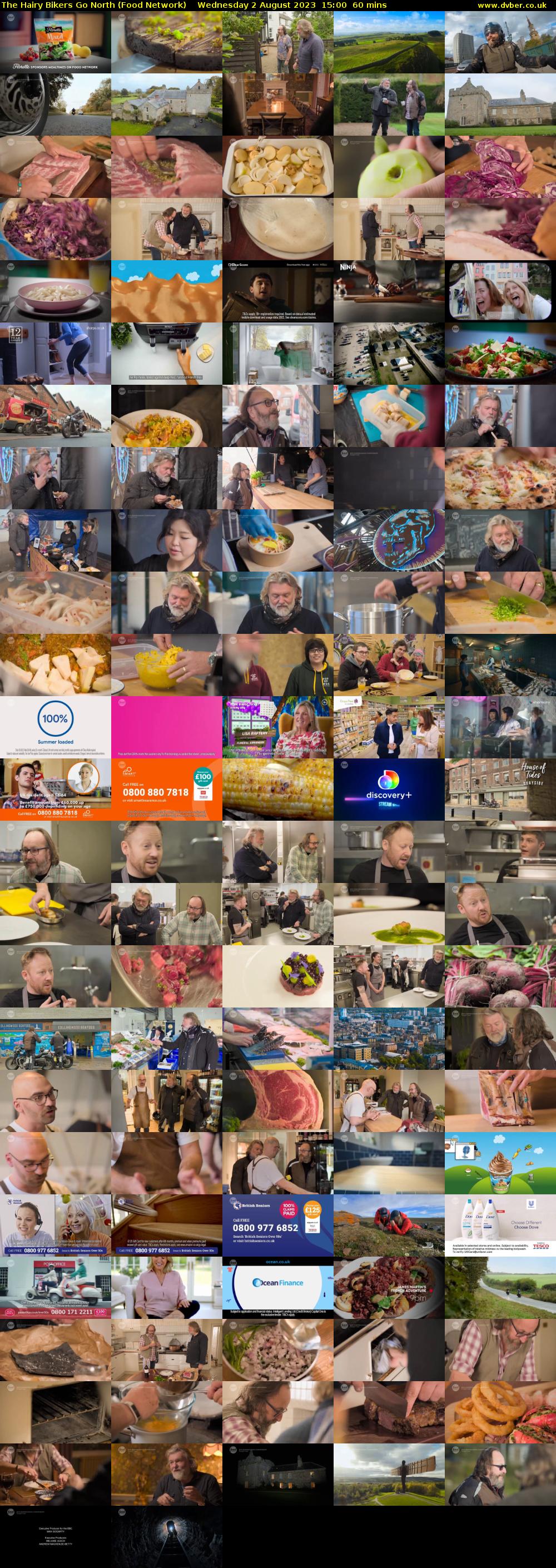 The Hairy Bikers Go North (Food Network) Wednesday 2 August 2023 15:00 - 16:00