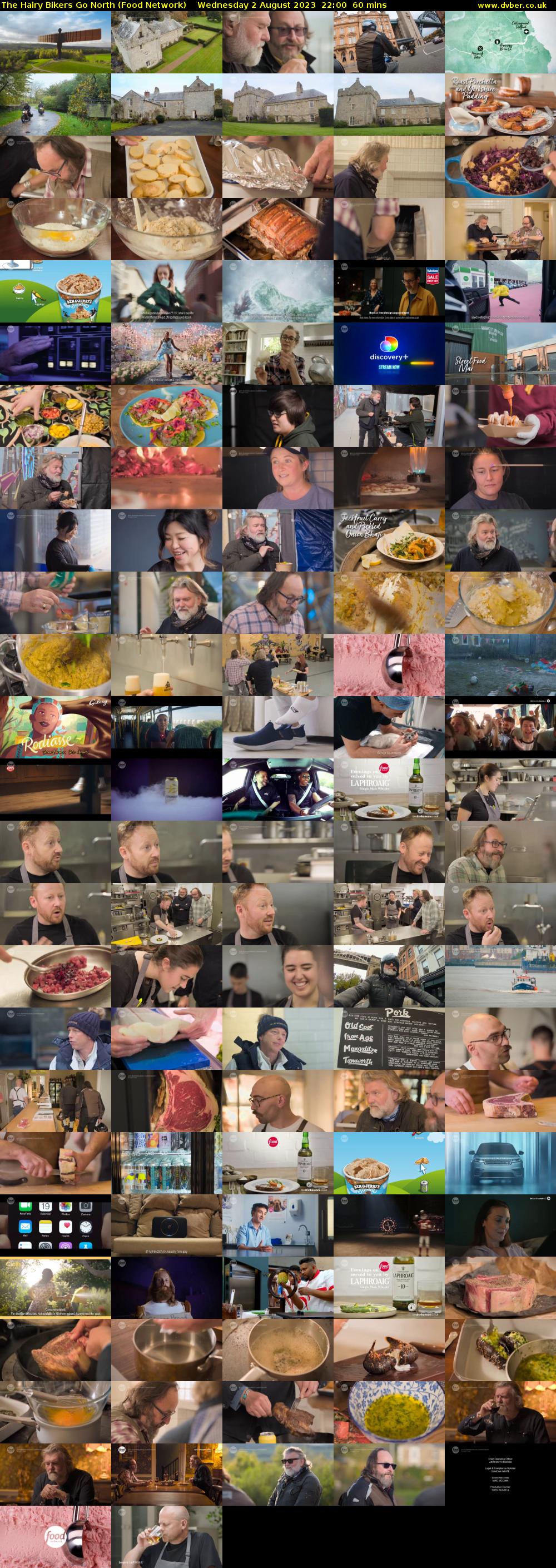 The Hairy Bikers Go North (Food Network) Wednesday 2 August 2023 22:00 - 23:00