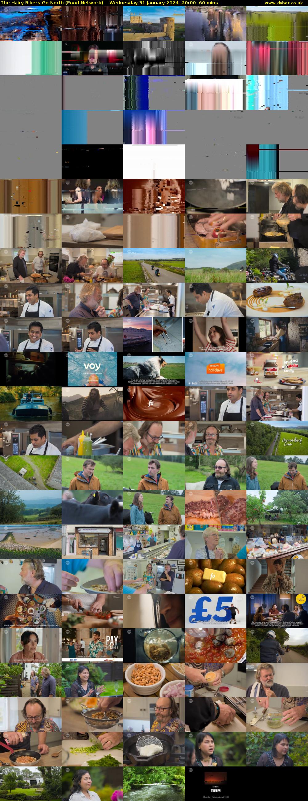 The Hairy Bikers Go North (Food Network) Wednesday 31 January 2024 20:00 - 21:00