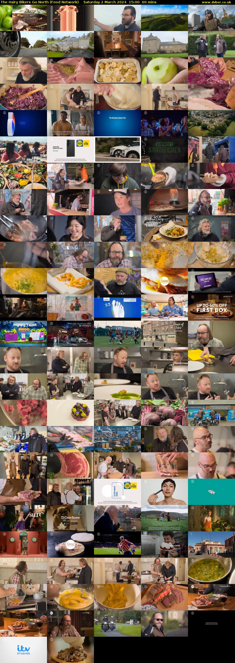 The Hairy Bikers Go North (Food Network) Saturday 2 March 2024 15:00 - 16:00