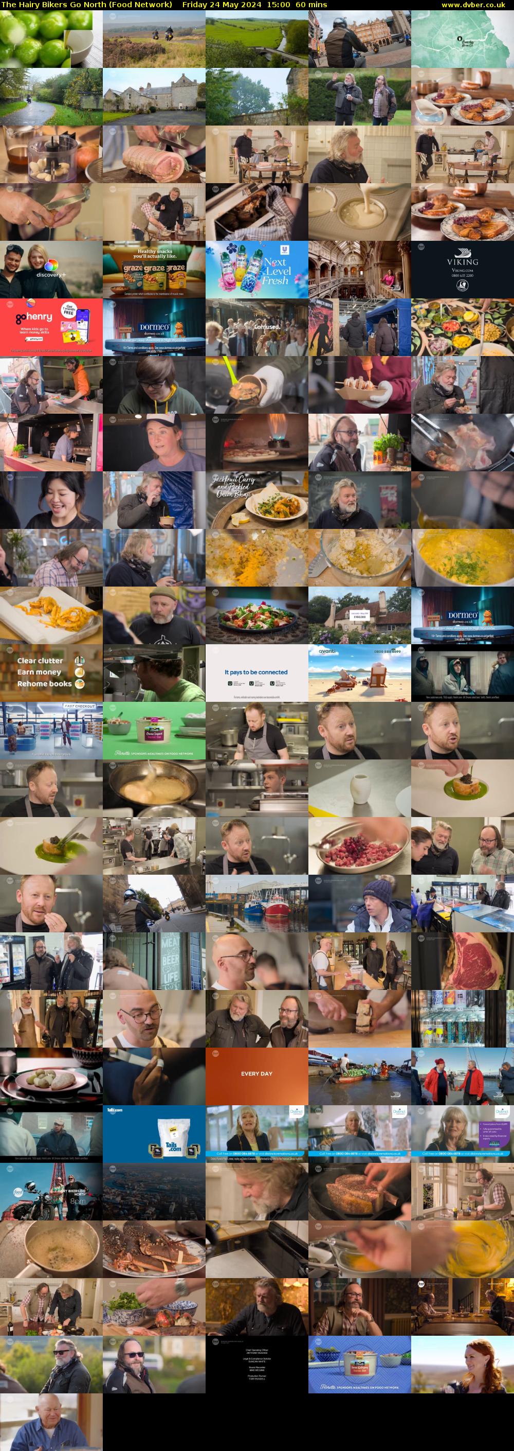 The Hairy Bikers Go North (Food Network) Friday 24 May 2024 15:00 - 16:00