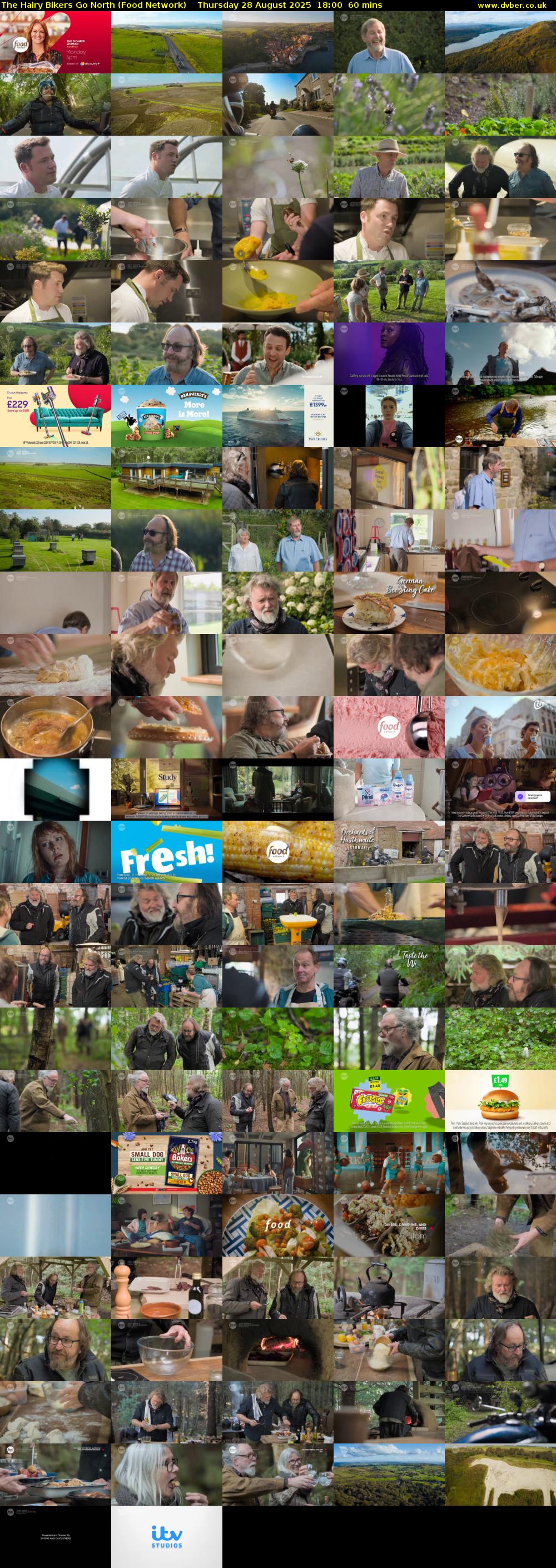 The Hairy Bikers Go North (Food Network) Thursday 28 August 2025 18:00 - 19:00