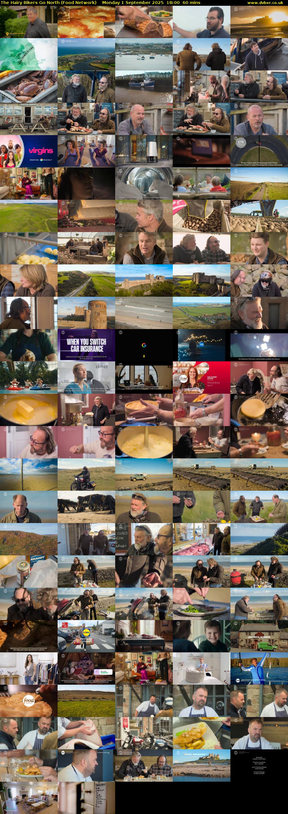 The Hairy Bikers Go North (Food Network) Monday 1 September 2025 18:00 - 19:00