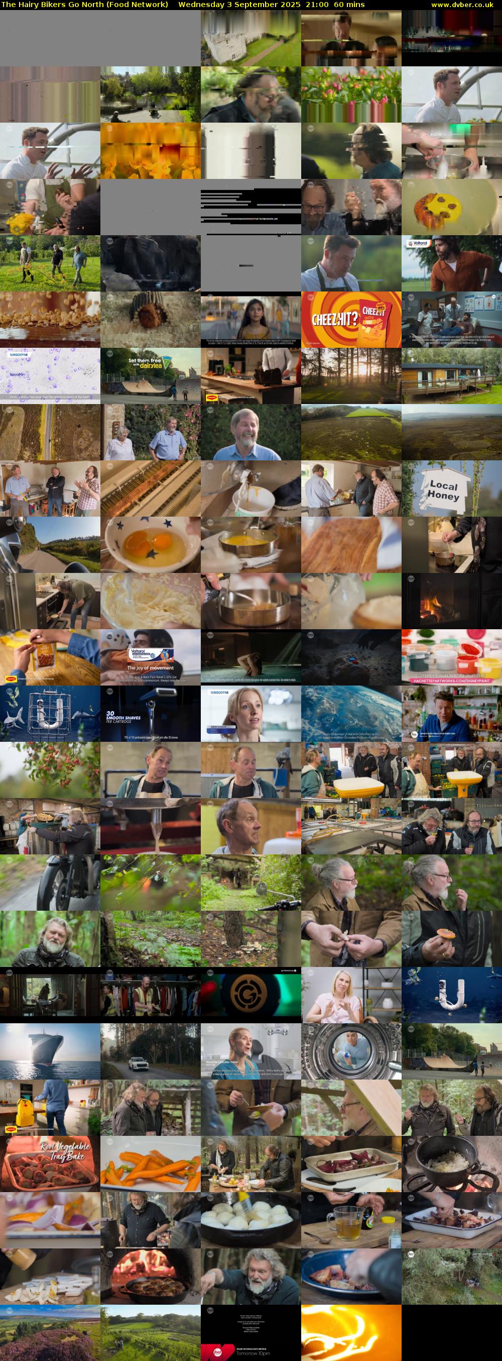 The Hairy Bikers Go North (Food Network) Wednesday 3 September 2025 21:00 - 22:00