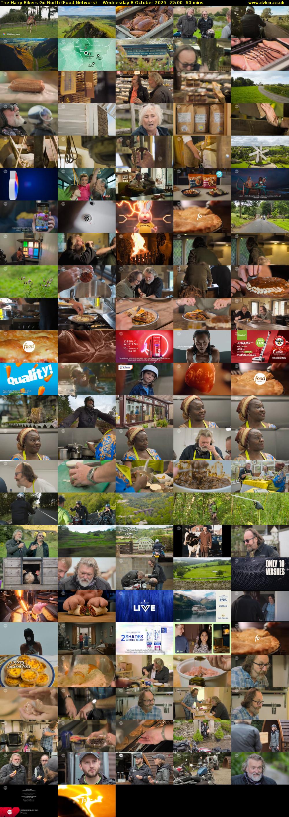 The Hairy Bikers Go North (Food Network) Wednesday 8 October 2025 22:00 - 23:00