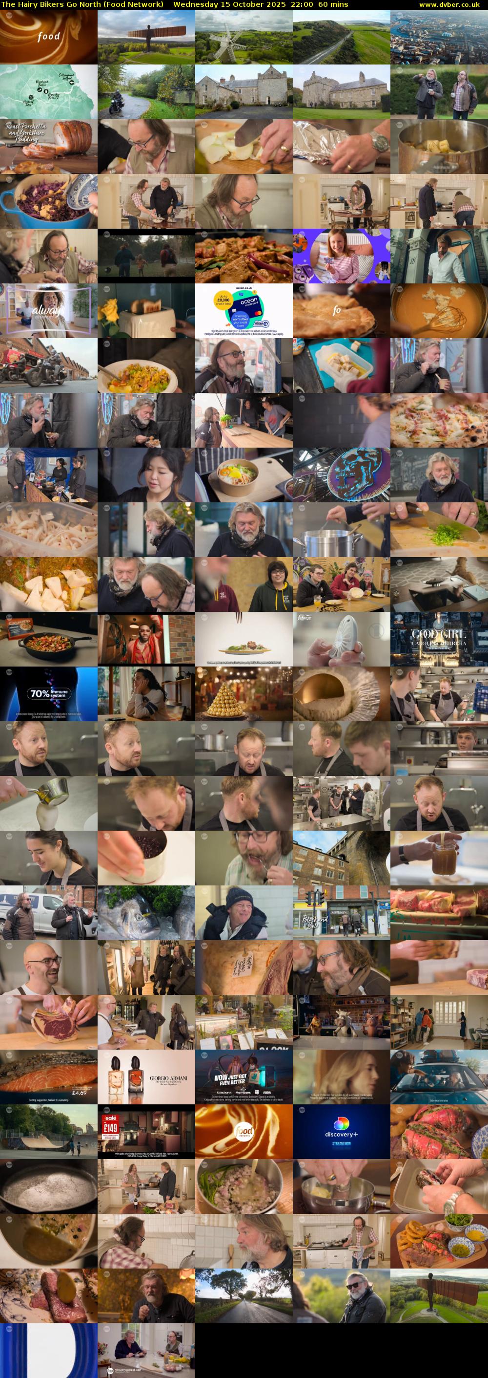 The Hairy Bikers Go North (Food Network) Wednesday 15 October 2025 22:00 - 23:00