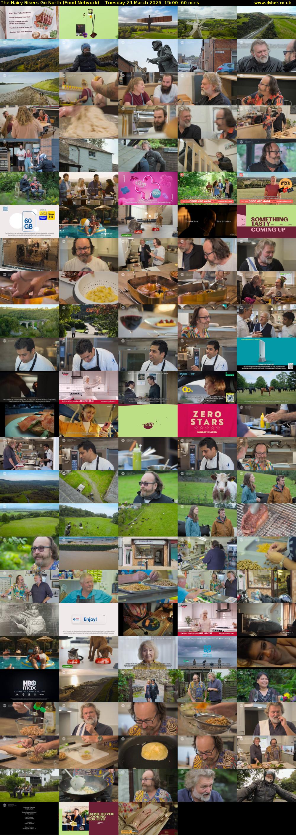 The Hairy Bikers Go North (Food Network) Tuesday 24 March 2026 15:00 - 16:00