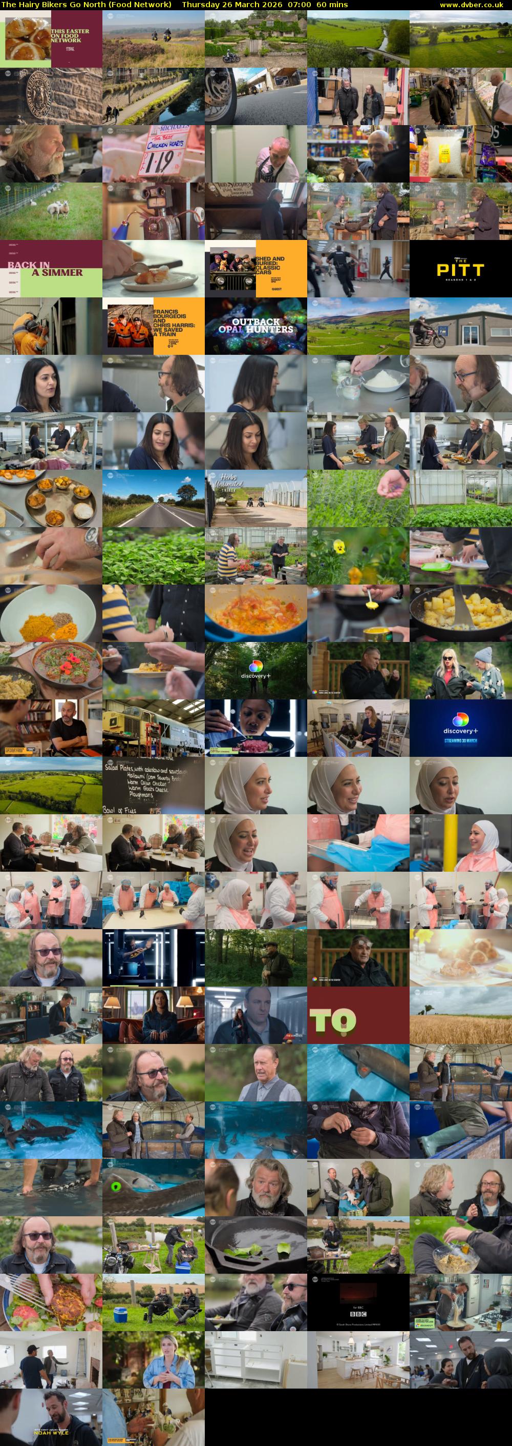 The Hairy Bikers Go North (Food Network) Thursday 26 March 2026 07:00 - 08:00