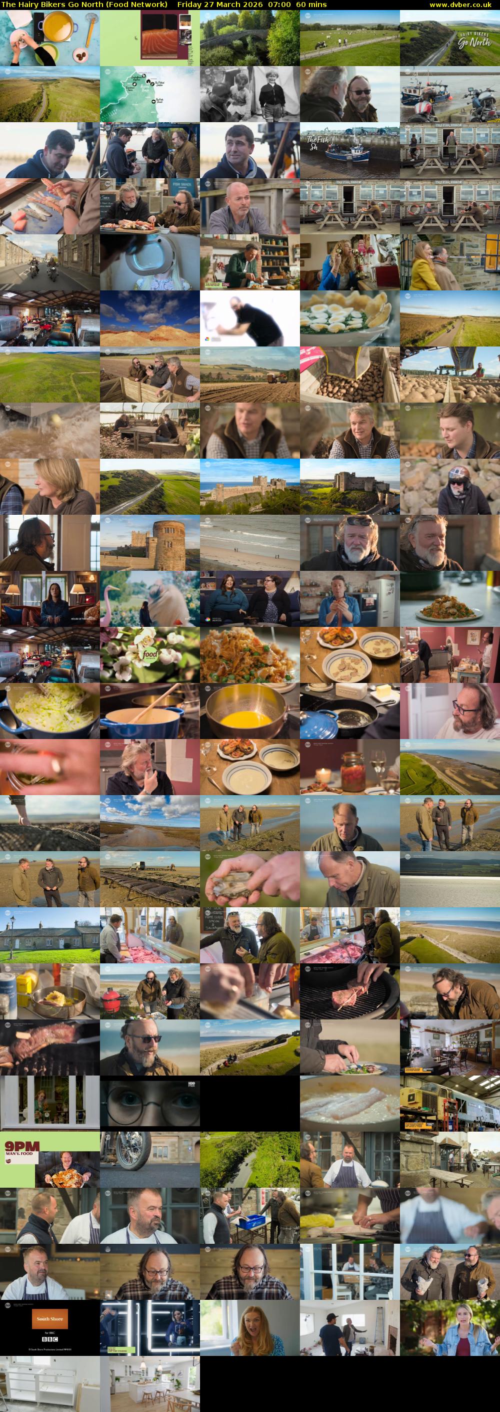 The Hairy Bikers Go North (Food Network) Friday 27 March 2026 07:00 - 08:00