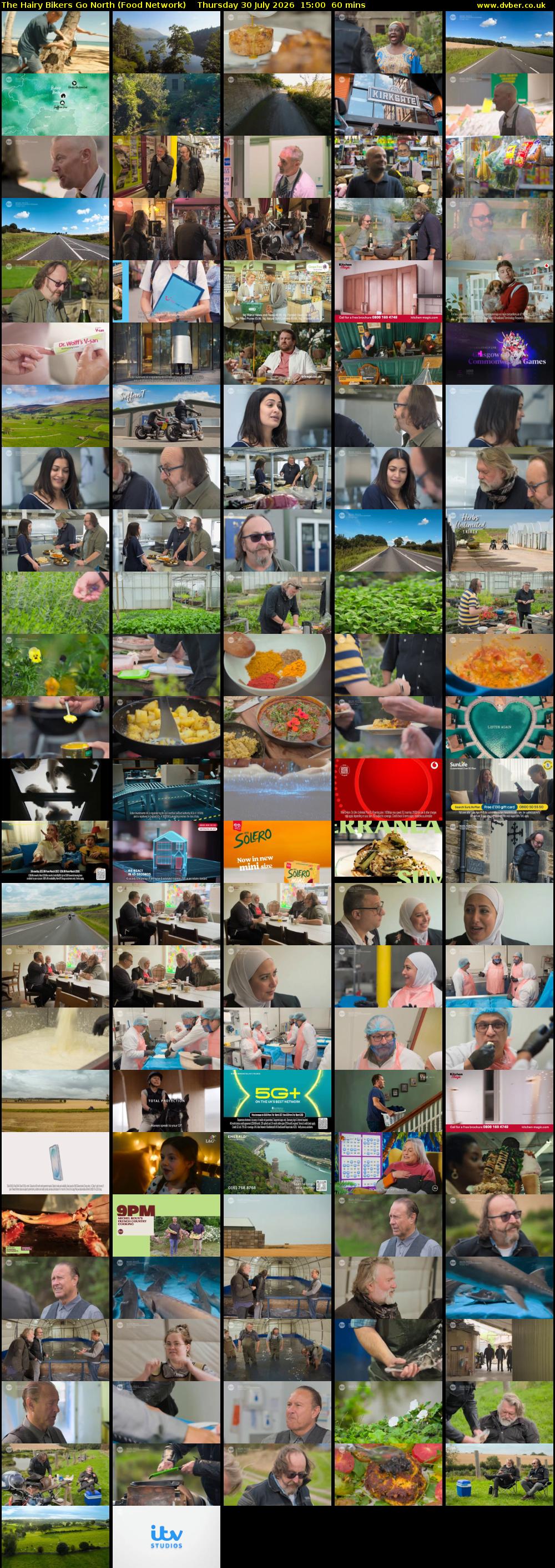 The Hairy Bikers Go North (Food Network) Thursday 30 July 2026 15:00 - 16:00