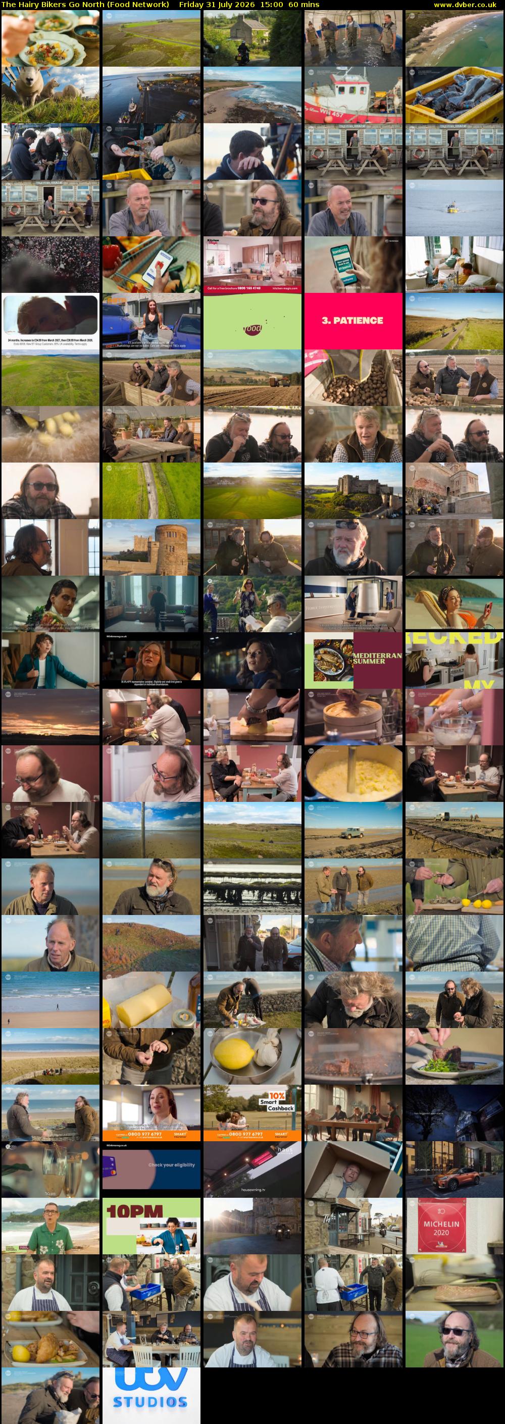 The Hairy Bikers Go North (Food Network) Friday 31 July 2026 15:00 - 16:00