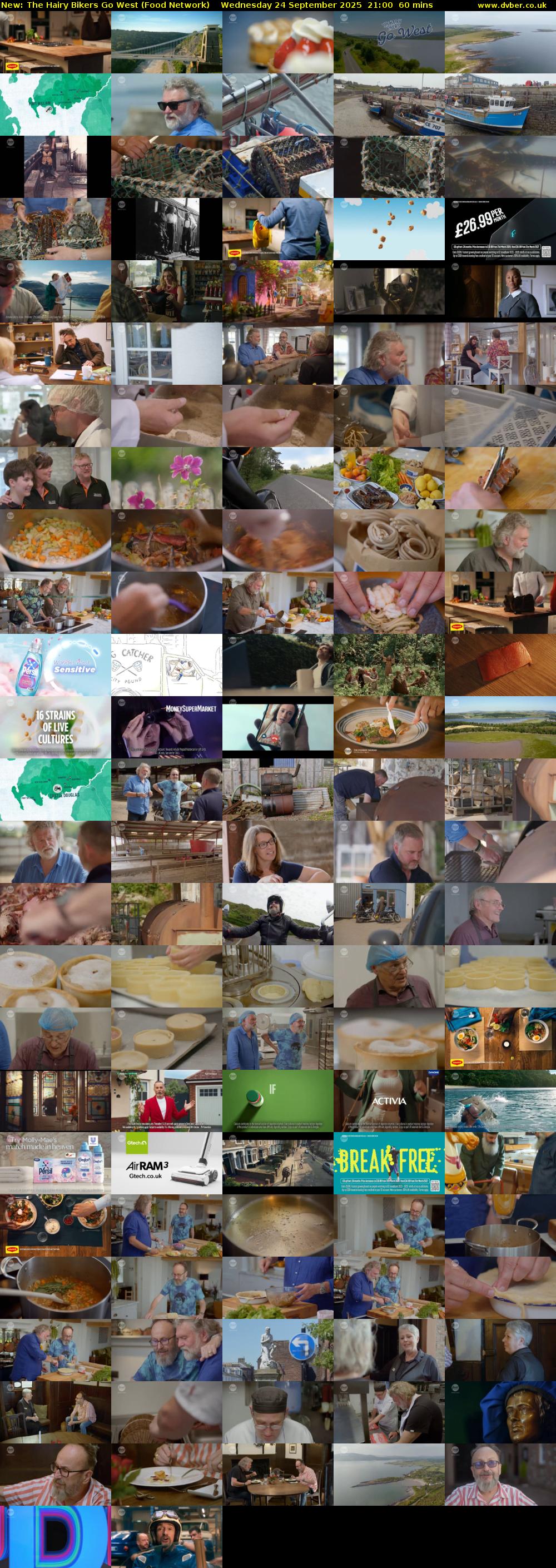 The Hairy Bikers Go West (Food Network) Wednesday 24 September 2025 21:00 - 22:00