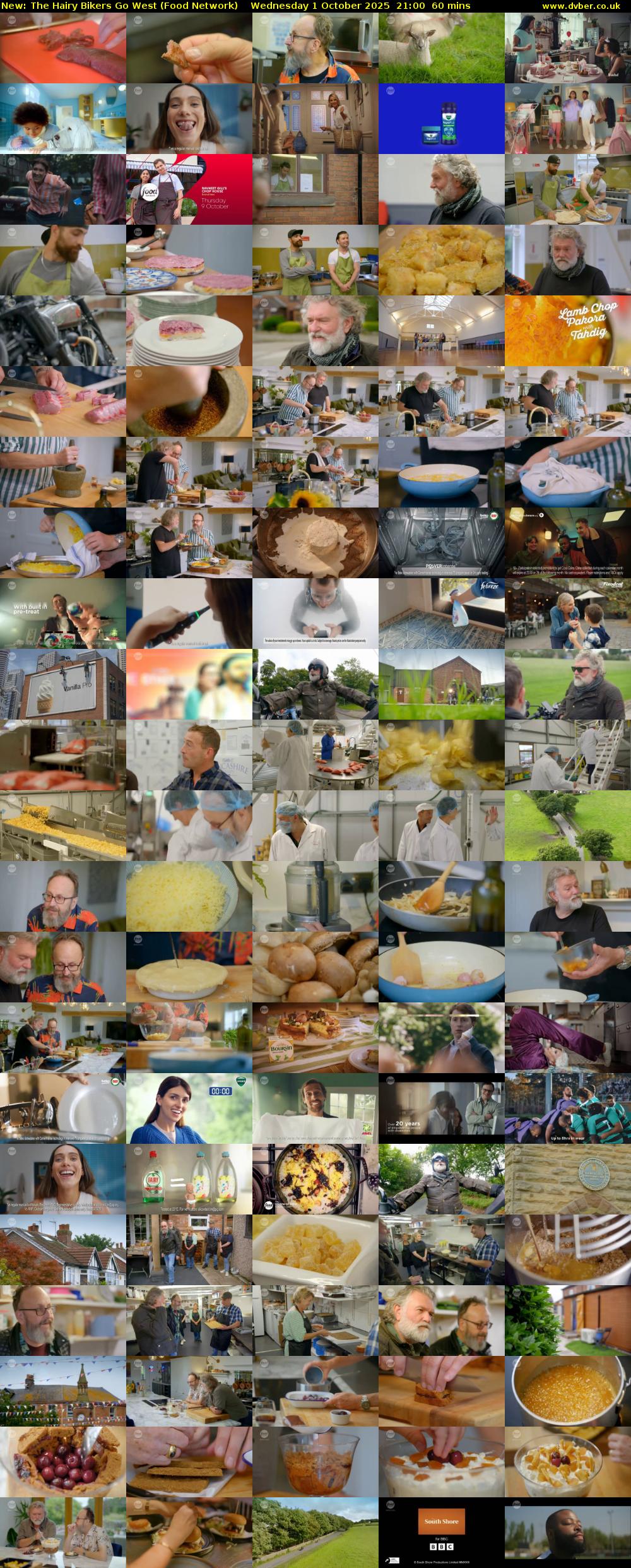 The Hairy Bikers Go West (Food Network) Wednesday 1 October 2025 21:00 - 22:00