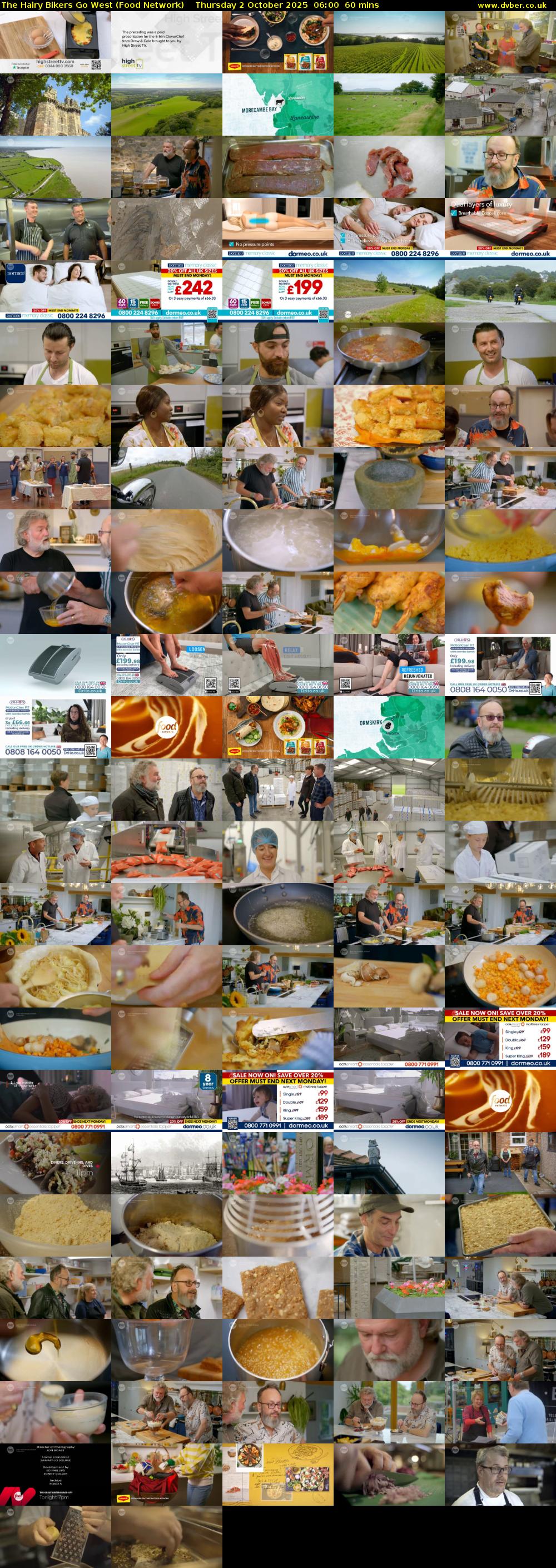 The Hairy Bikers Go West (Food Network) Thursday 2 October 2025 06:00 - 07:00