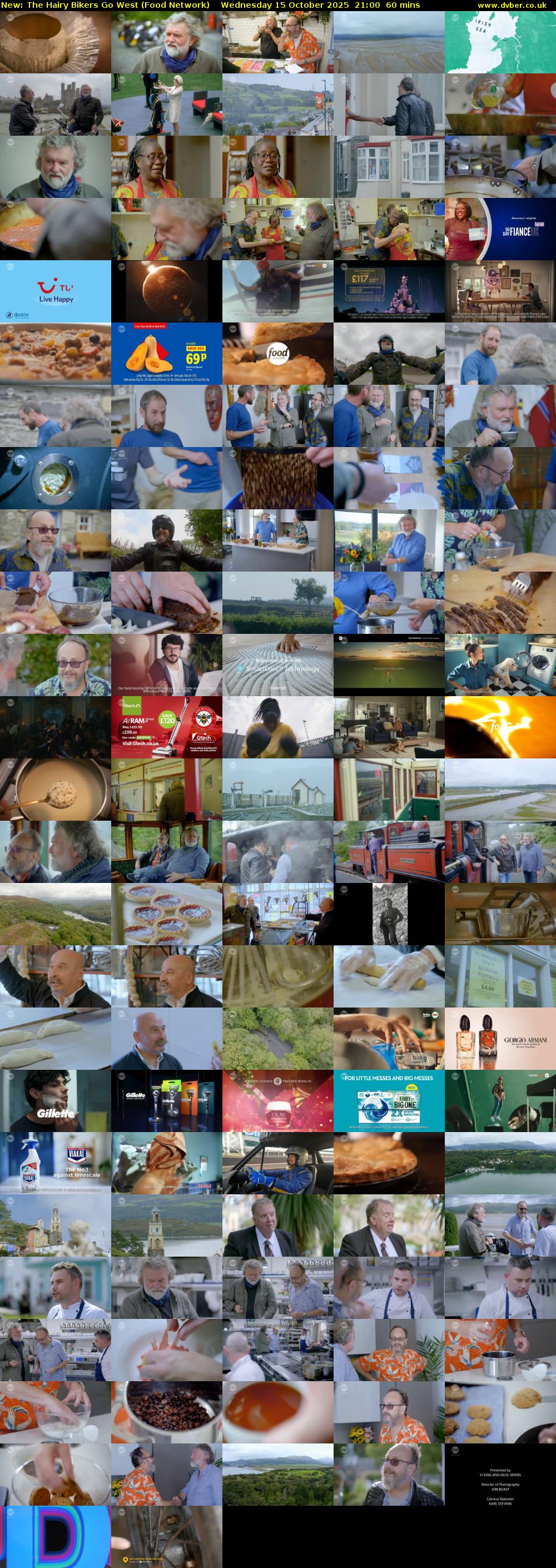 The Hairy Bikers Go West (Food Network) Wednesday 15 October 2025 21:00 - 22:00