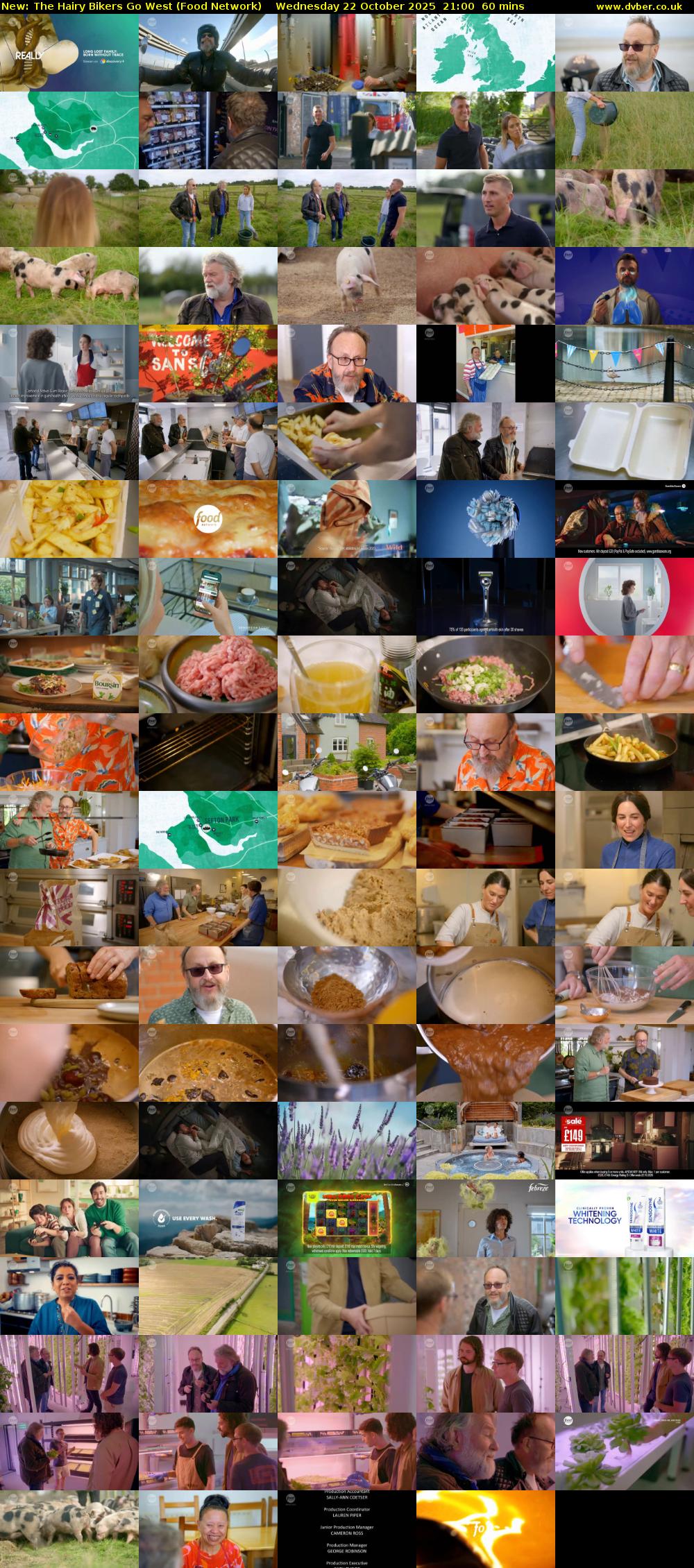 The Hairy Bikers Go West (Food Network) Wednesday 22 October 2025 21:00 - 22:00