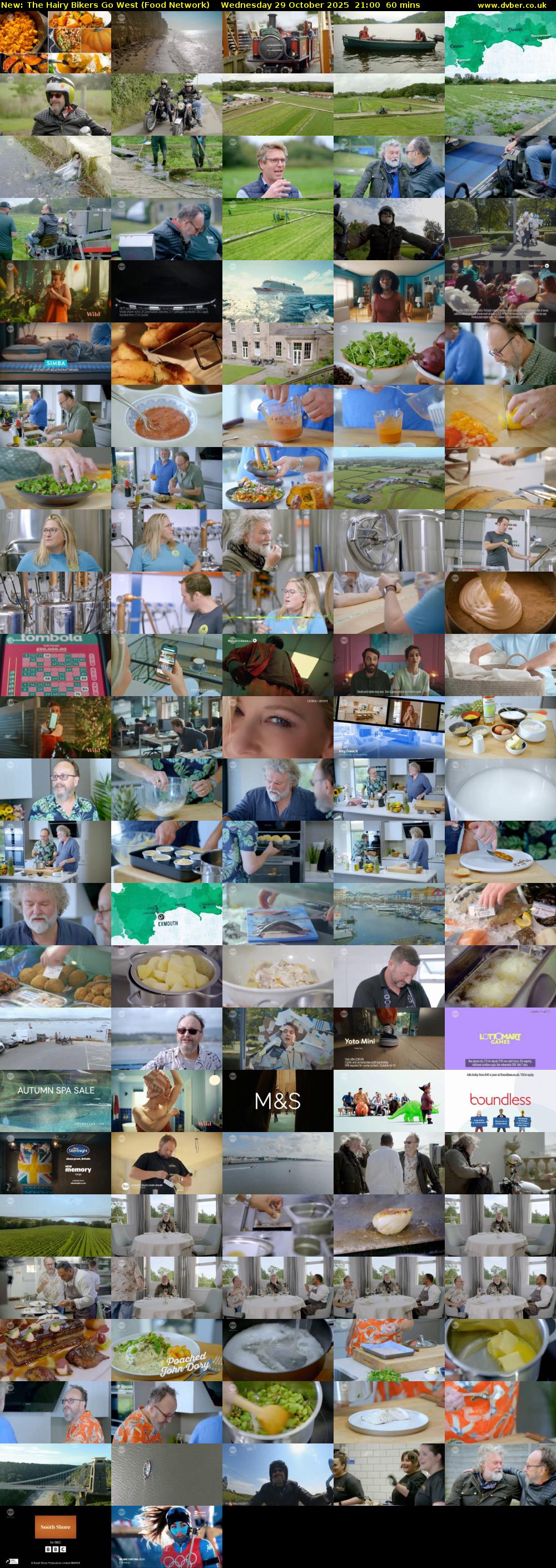 The Hairy Bikers Go West (Food Network) Wednesday 29 October 2025 21:00 - 22:00