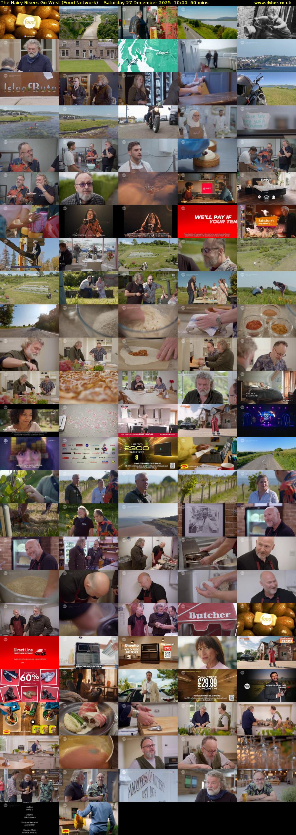 The Hairy Bikers Go West (Food Network) Saturday 27 December 2025 10:00 - 11:00