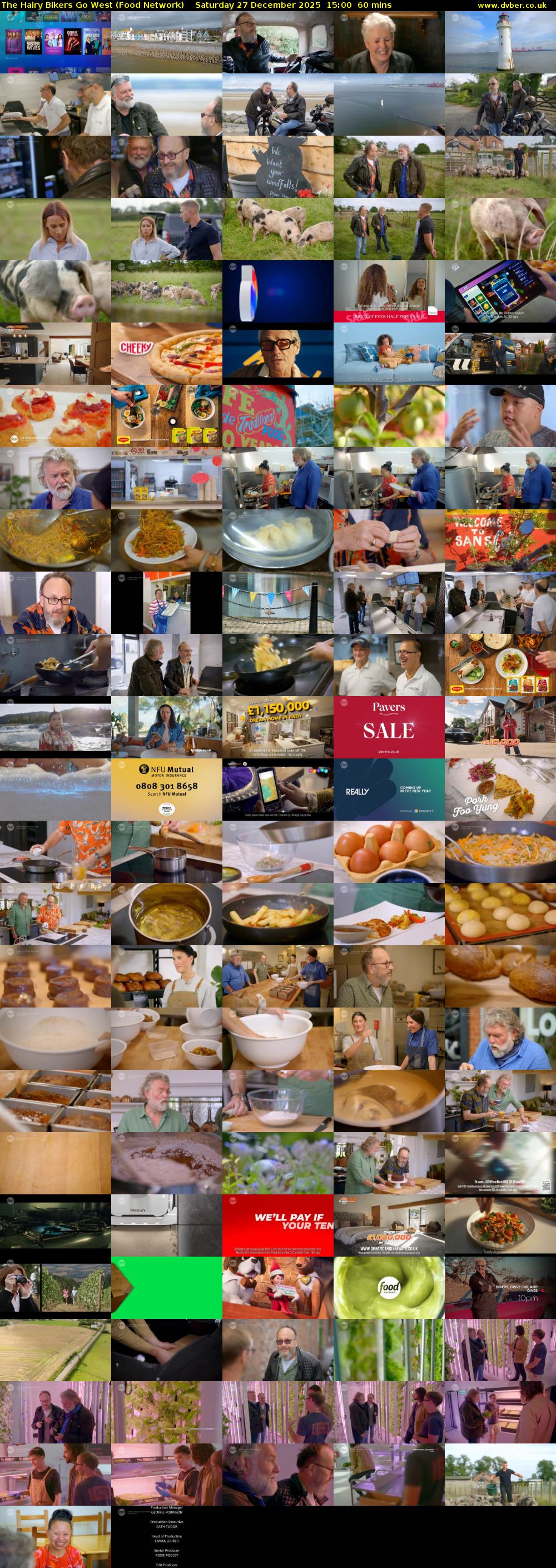 The Hairy Bikers Go West (Food Network) Saturday 27 December 2025 15:00 - 16:00