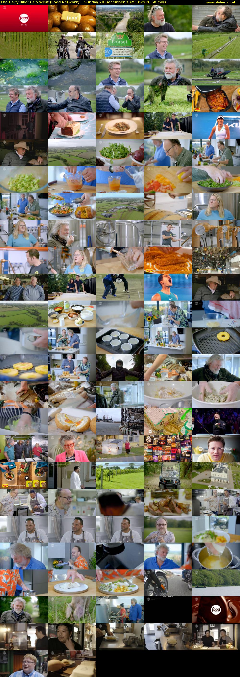 The Hairy Bikers Go West (Food Network) Sunday 28 December 2025 07:00 - 08:00