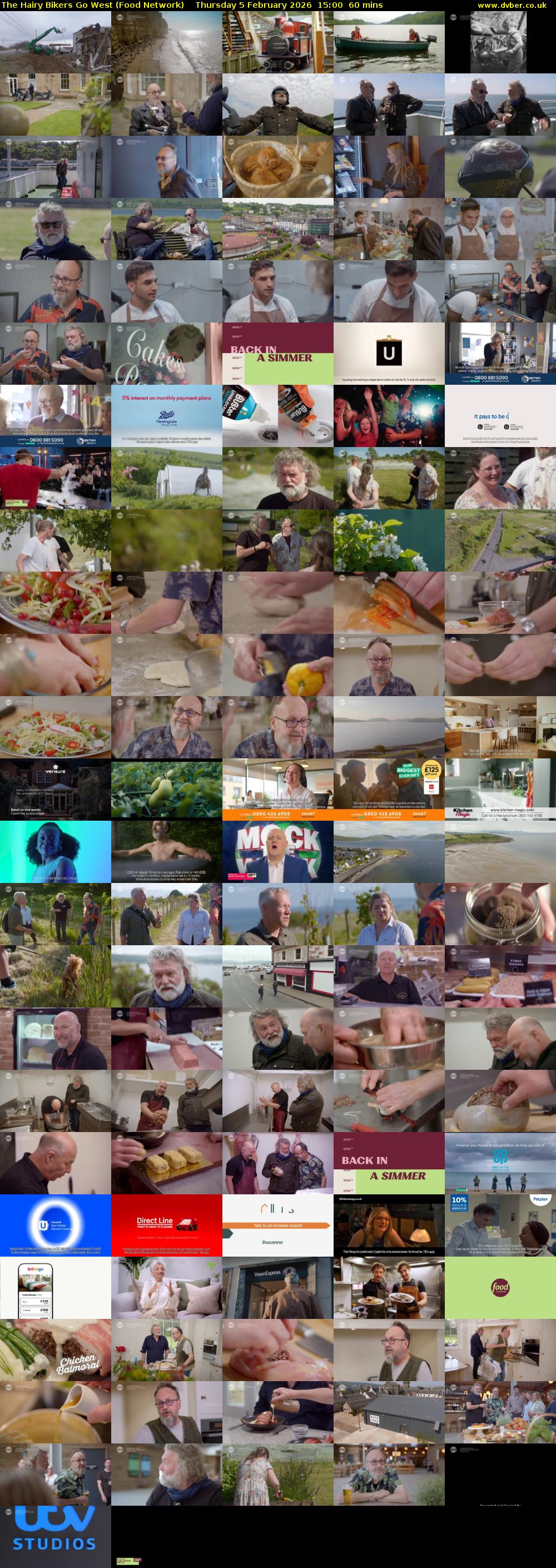 The Hairy Bikers Go West (Food Network) Thursday 5 February 2026 15:00 - 16:00